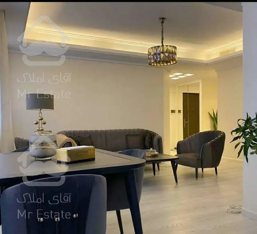 ۸۵ متر /فول امکانات/سالن پرده خور/نما تراورتن