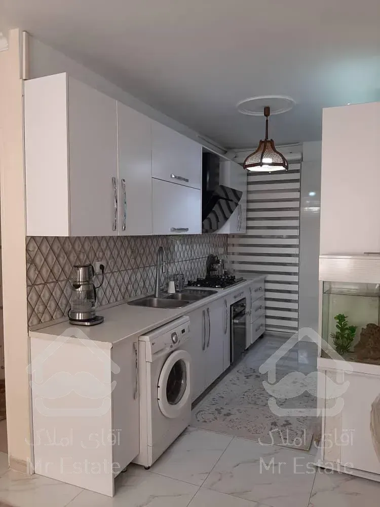 ۹۰ متر ۲خواب فول امکانات سالن پرده خور