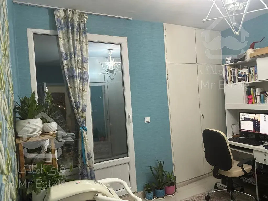 ۹۰ متر ۲ خواب /فول امکانات/سالن پرده خور