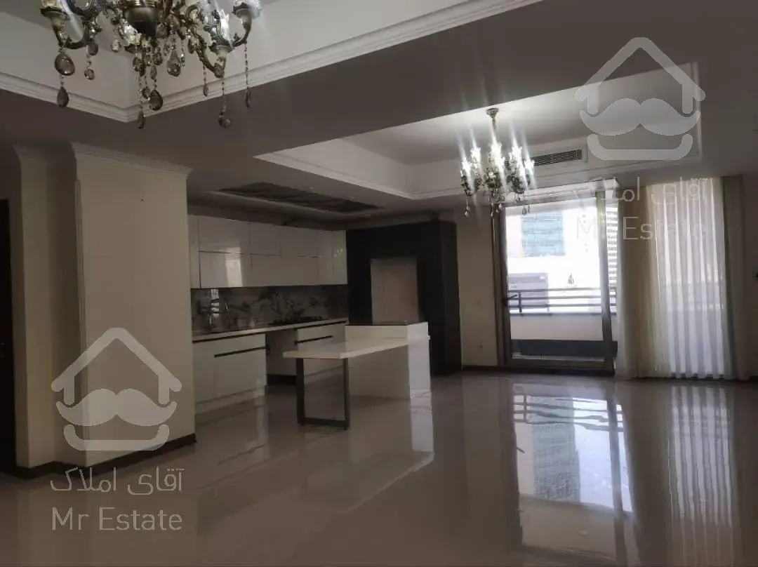 اجاره آپارتمان ۲ خواب خوش نقشه دیزاین شده غرق نور دارای چشم انداز ابدی برجهای ارکیده دریاچه چیتگر