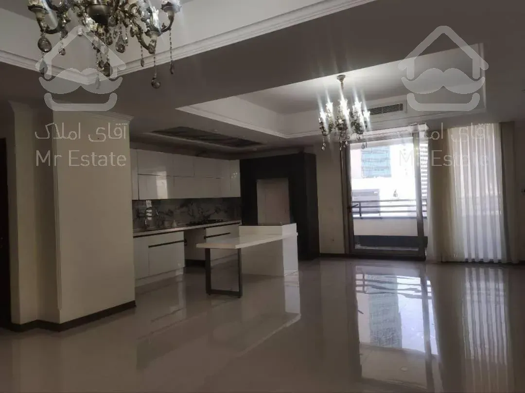 اجاره آپارتمان ۲ خواب خوش نقشه دیزاین شده غرق نور دارای چشم انداز ابدی برجهای ارکیده دریاچه چیتگر