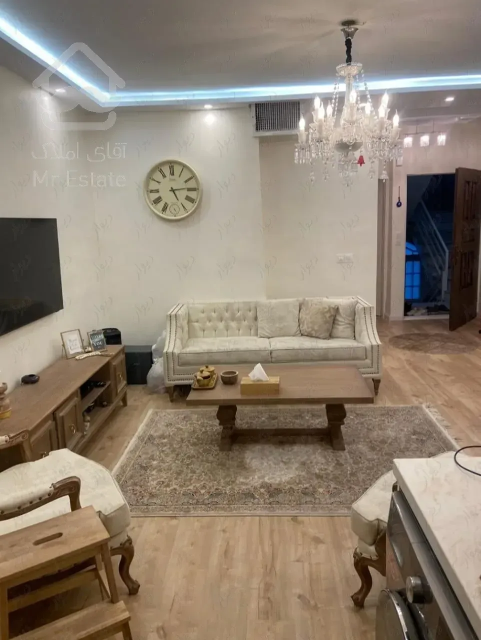 فروش اپارتمان ۹۰متر فول امکانات جنت اباد شمالی