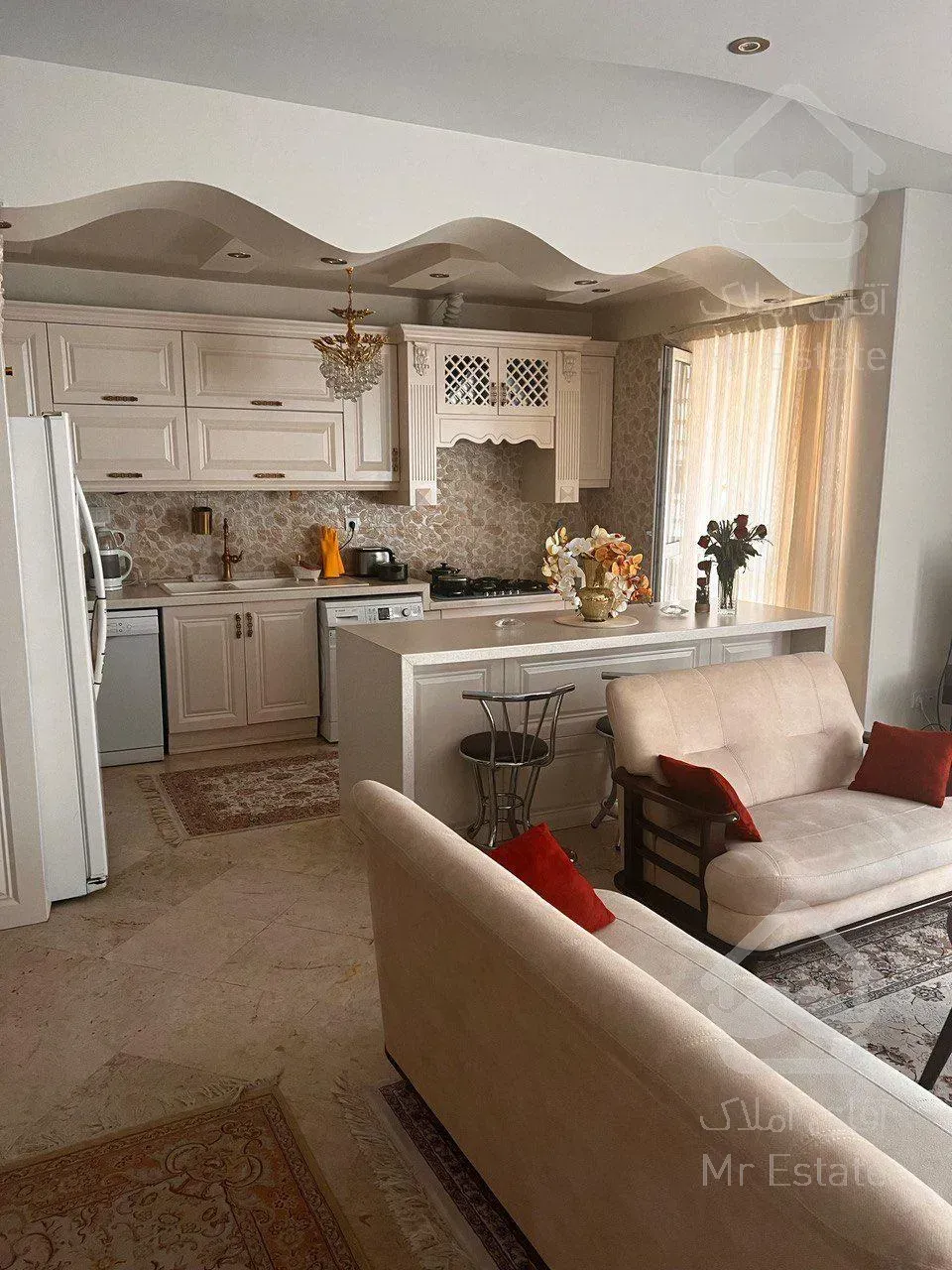 اجاره آپارتمان ۱۱۲ متری ۲ خواب تکواحدی شمال غرب مرزداران