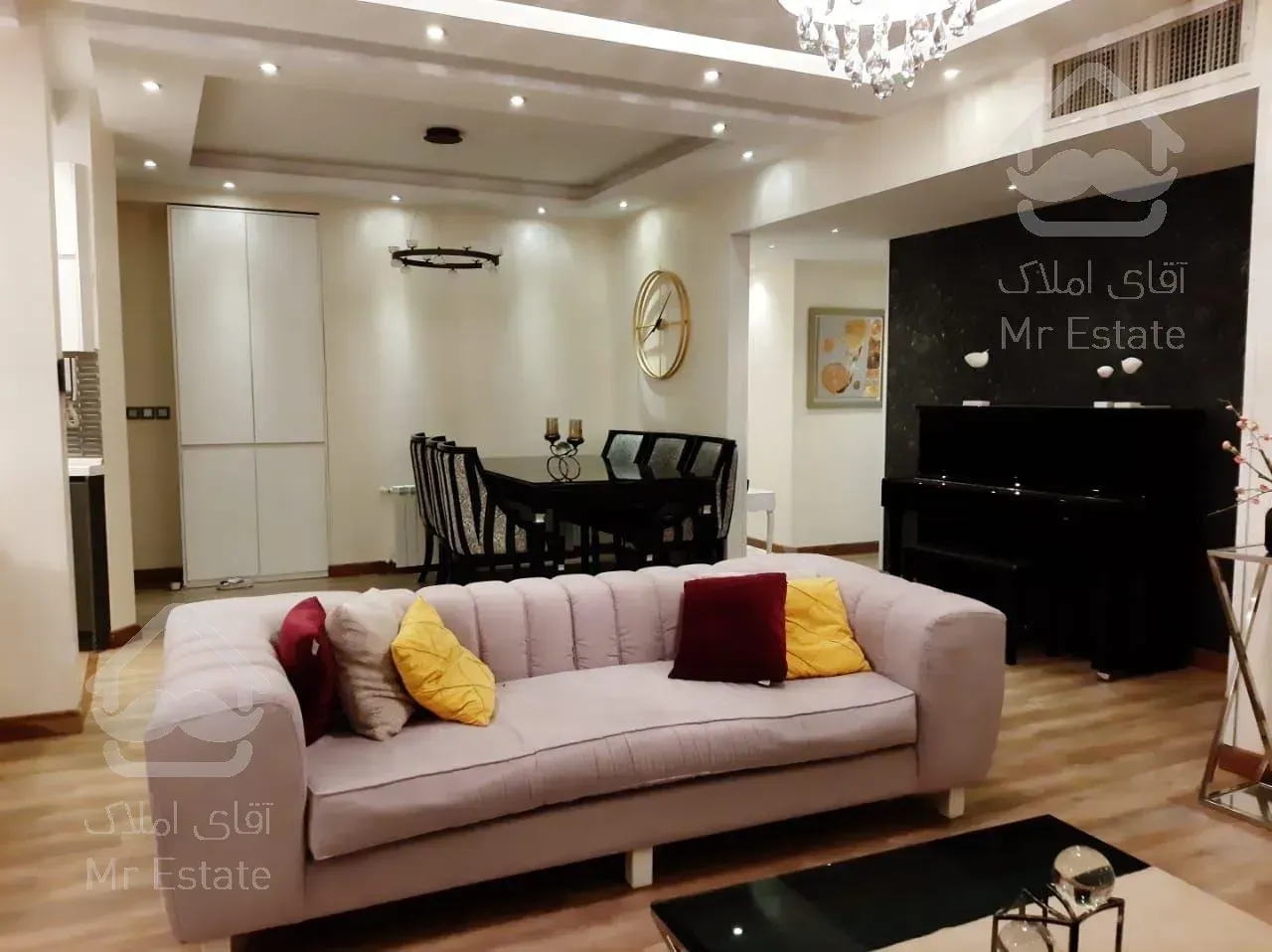 سعادت آباد 132متر 2خواب تکواحد