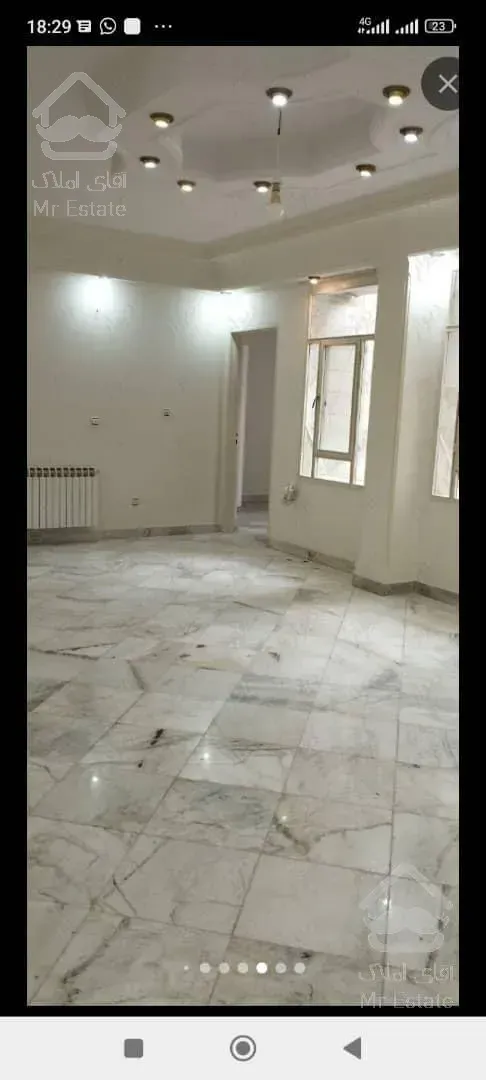 ۹۰ متر آپارتمان دو خوابه شهرک راه آهن قائم