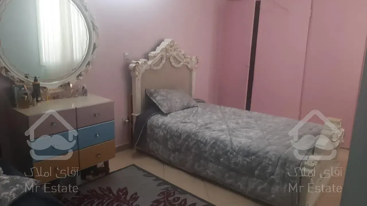 ۱۲۵ متر آپارتمان مسکونی شهرک راه آهن بنفشه