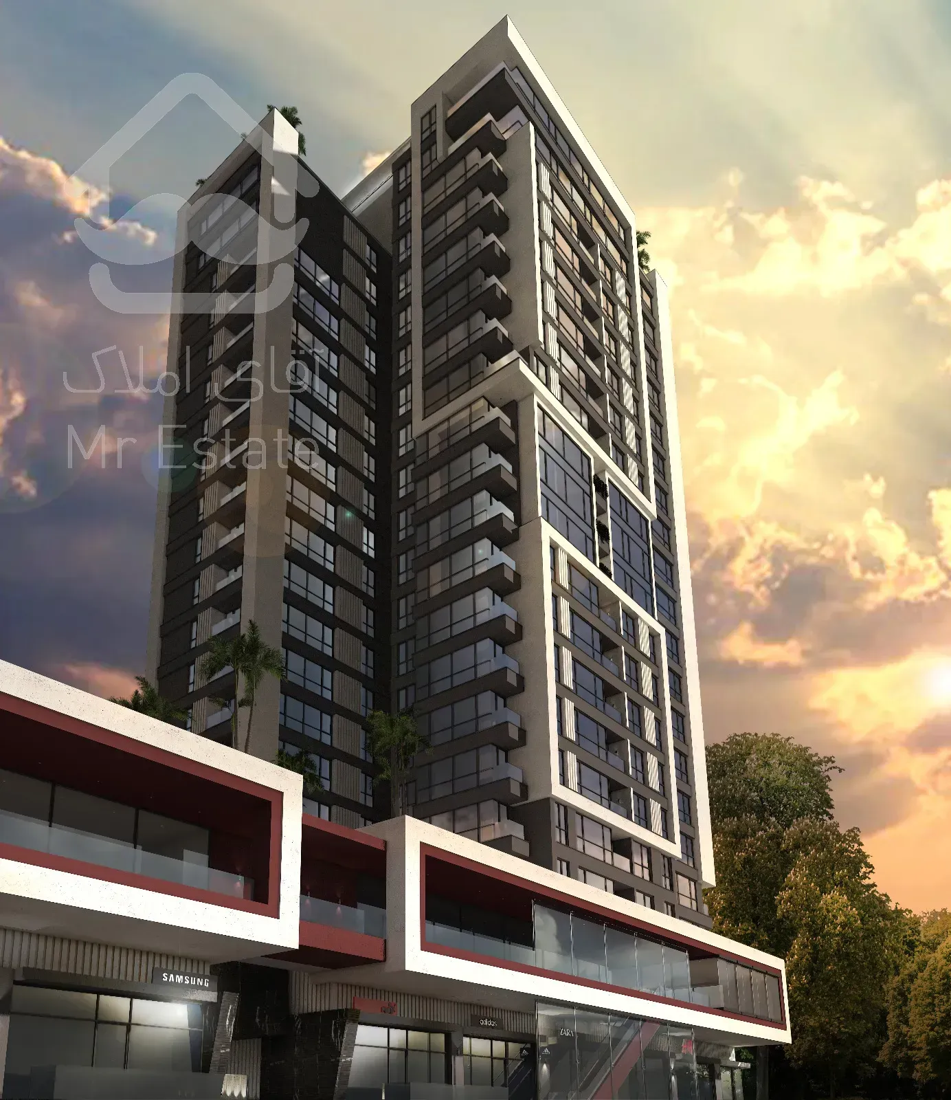 آپارتمان ۱۱۹ متری دو خواب مختص سرمایه گذاری