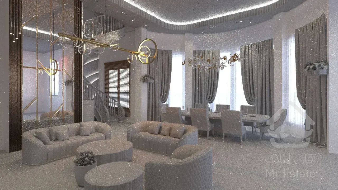 ویلا بی نظیر ،ویو کل شهر در استان گیلان ، دیلمان