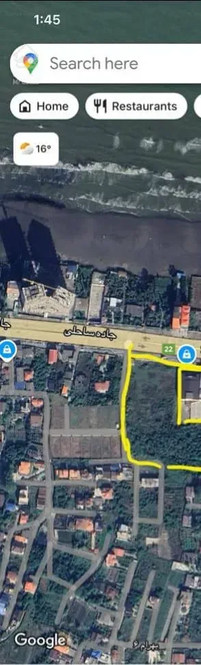 فروش زمین هچیرود بر اصلی