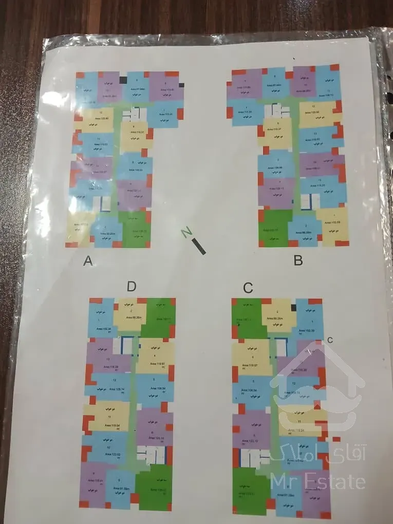 92 متری لاکچری مناسب سرمایه گذاری سند تک برگ در چیتگر