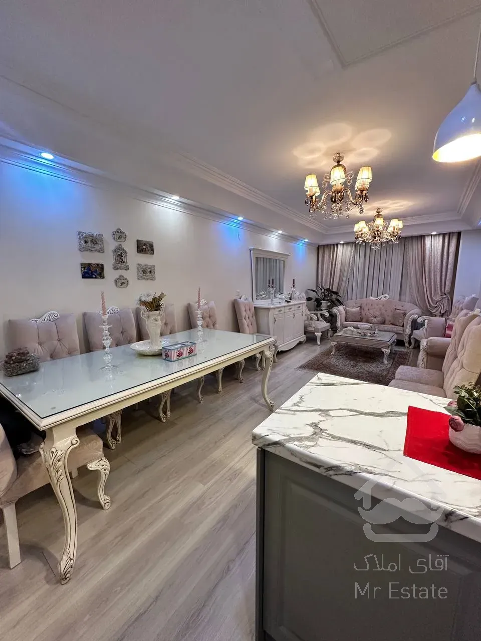 فروش آپارتمان ۲خواب باغ فیض سالن پرده خور