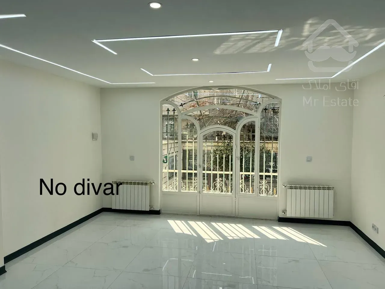 فروش آپارتمان ۷۵متری ۲خواب خوش نور و نقشه سالن پرده خور در سازمان برنامه مرکزی