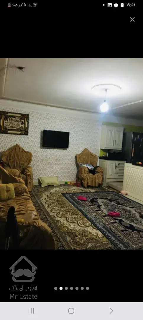 86متر دوخواب مستر املاک الهیه