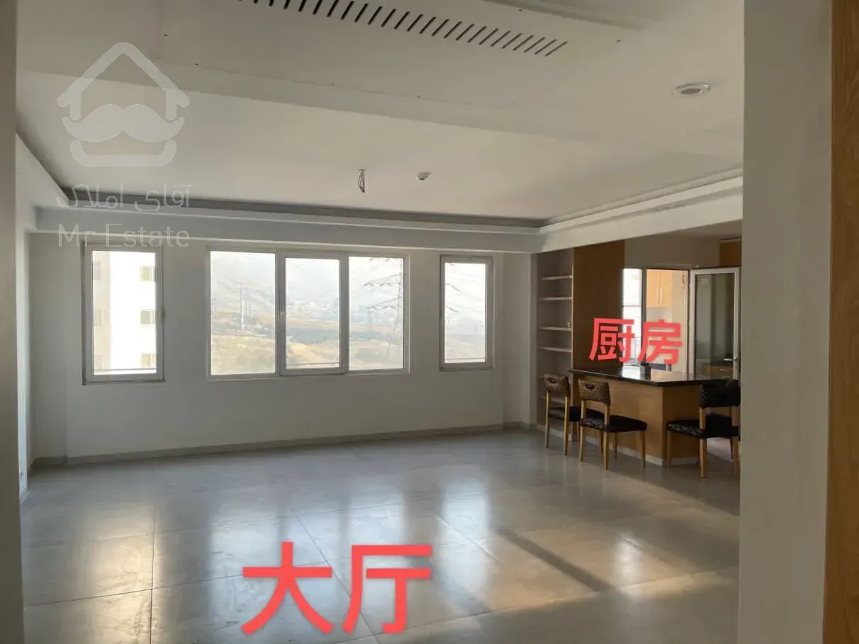 آپارتمان سعادت آباد۱۳۷متر۳خواب بام تهران