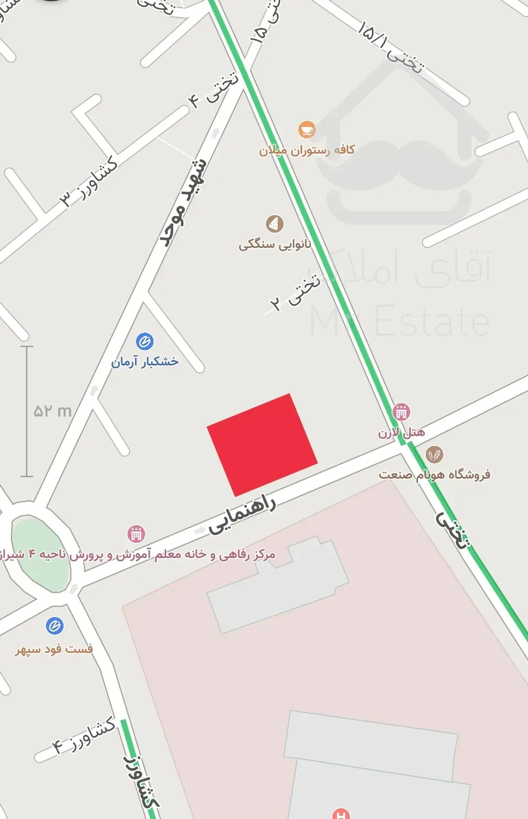 فروش ملک تجاری مناسب کاربری پزشکی و تجاری و صتعتی