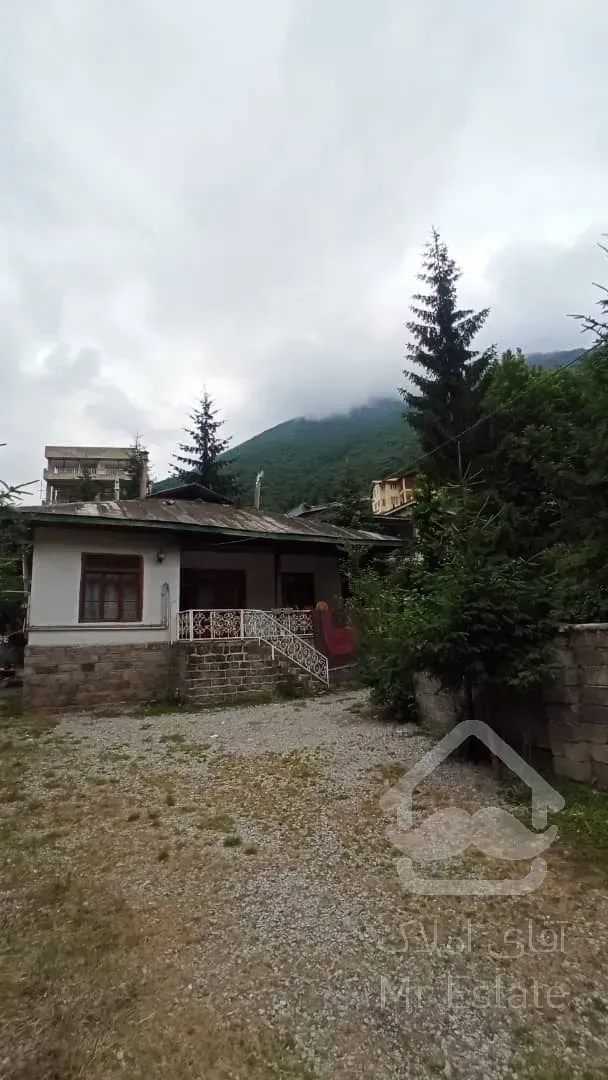 فروش 585متر زمین با ویلا چسبیده به رودخانه