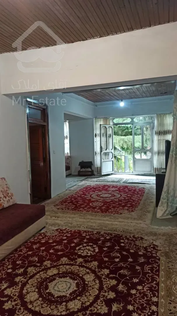 فروش 585متر زمین با ویلا چسبیده به رودخانه