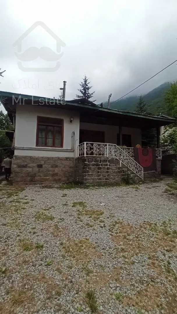 فروش 585متر زمین با ویلا چسبیده به رودخانه