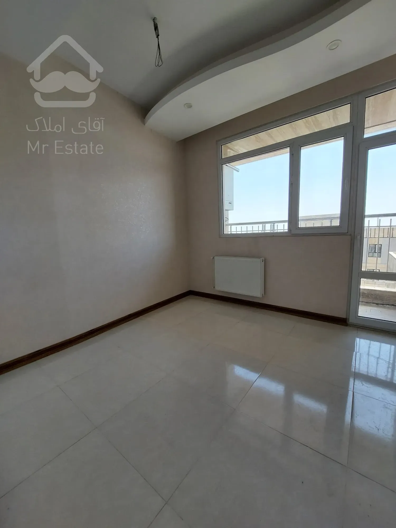 فروش آپارتمان ۶۵متری ۲خواب سالن پرده خور رو به آفتاب ویو دار در باغ فیض