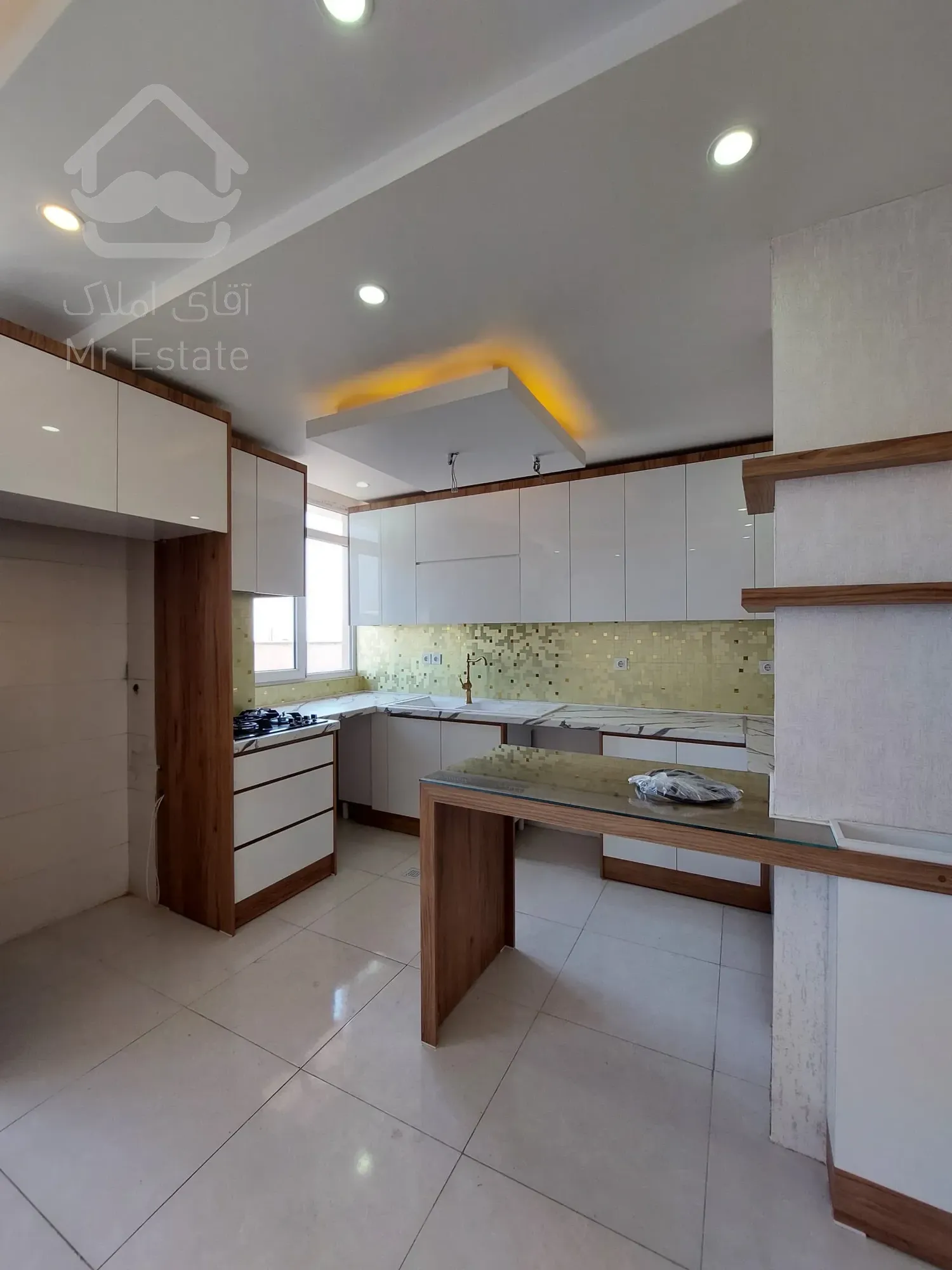 فروش آپارتمان ۶۵متری ۲خواب سالن پرده خور رو به آفتاب ویو دار در باغ فیض