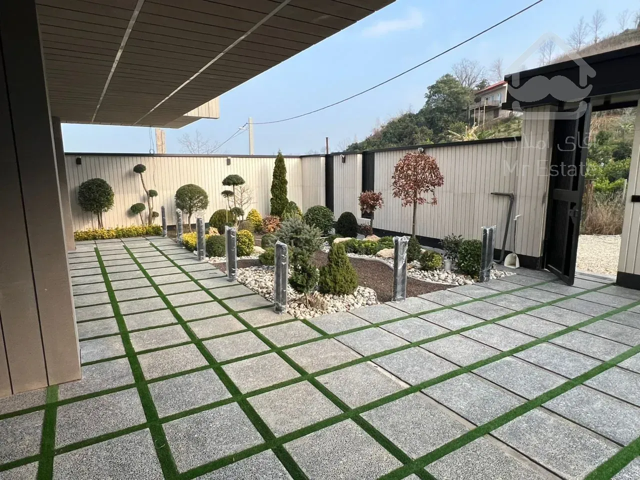 ویلا تریبلکس نما مدرن