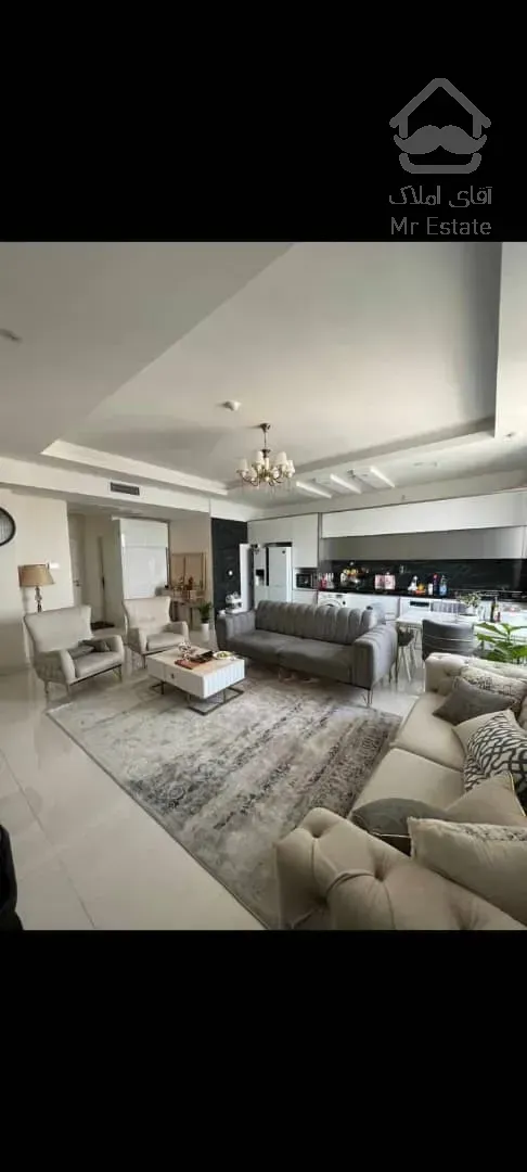 فروش اپارتمان ۹۳ متر زیر قیمت سالن پرده خور نور و نقشه عالی