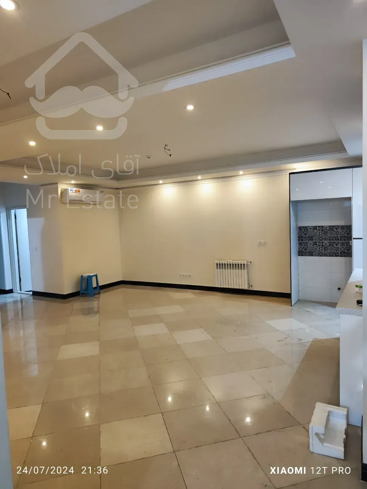 واحد ۱۰۰ متری، تخلیه، آماده بازدید