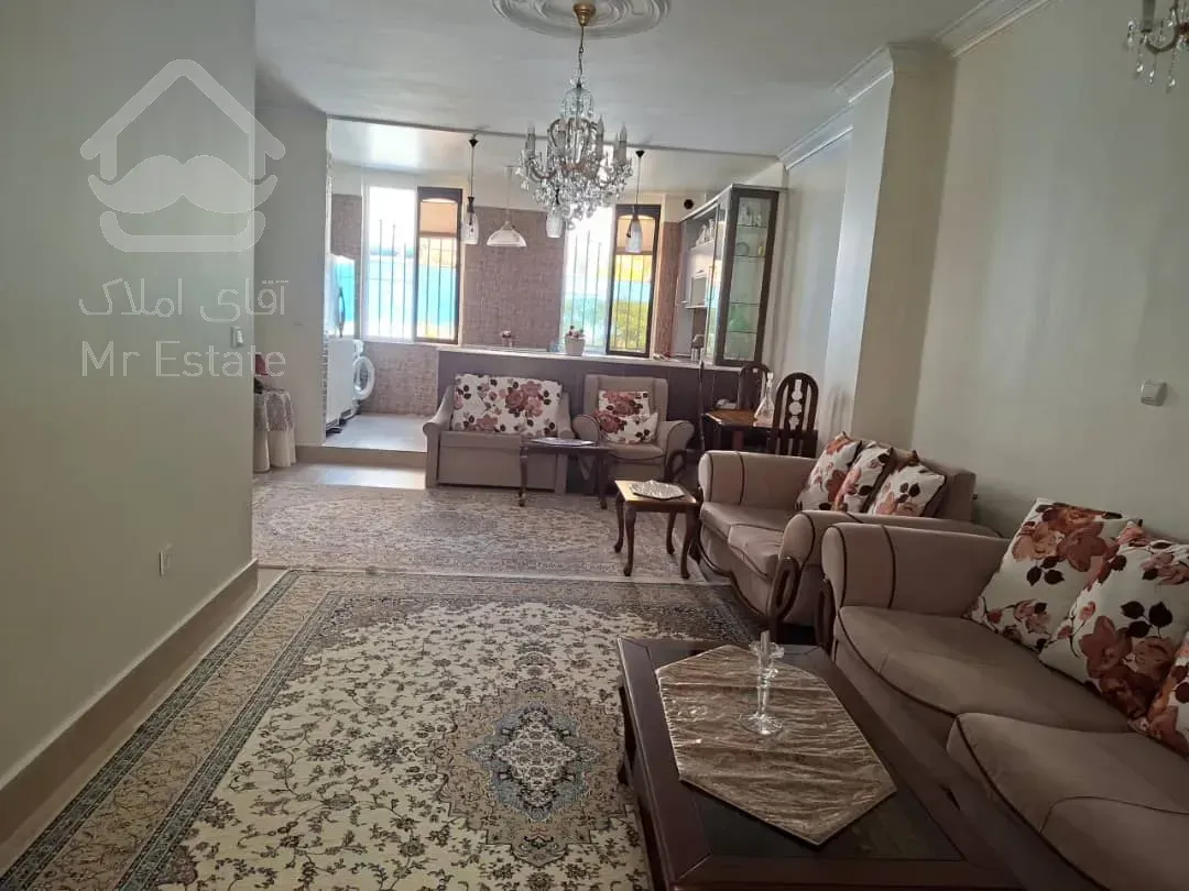 فروش اپارتمان ۹۹  متر زیر قیمت سالن پرده خور نور و نقشه عالی