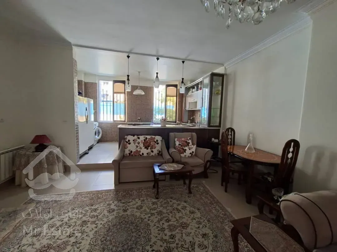 فروش اپارتمان ۹۹  متر زیر قیمت سالن پرده خور نور و نقشه عالی