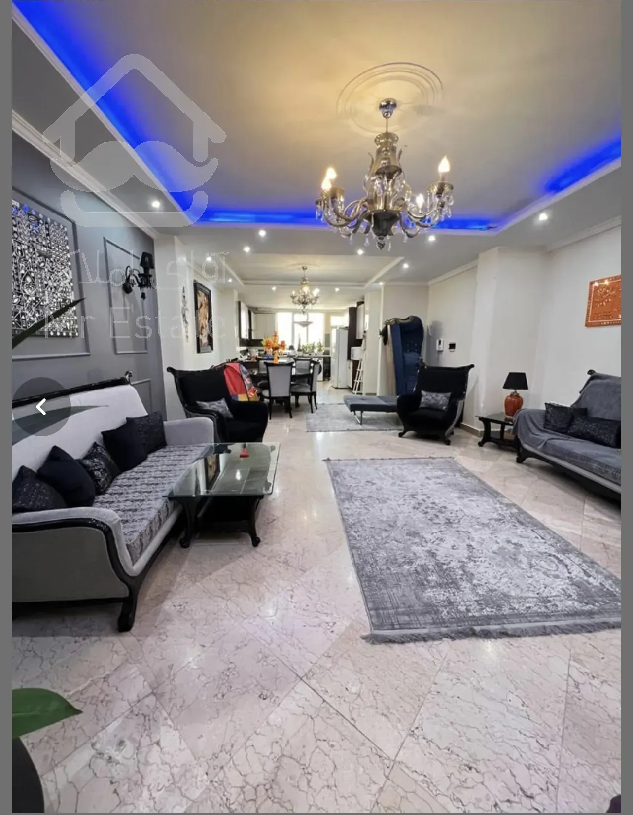 ۹۸ متر فول امکانات تاپ لوکیشن