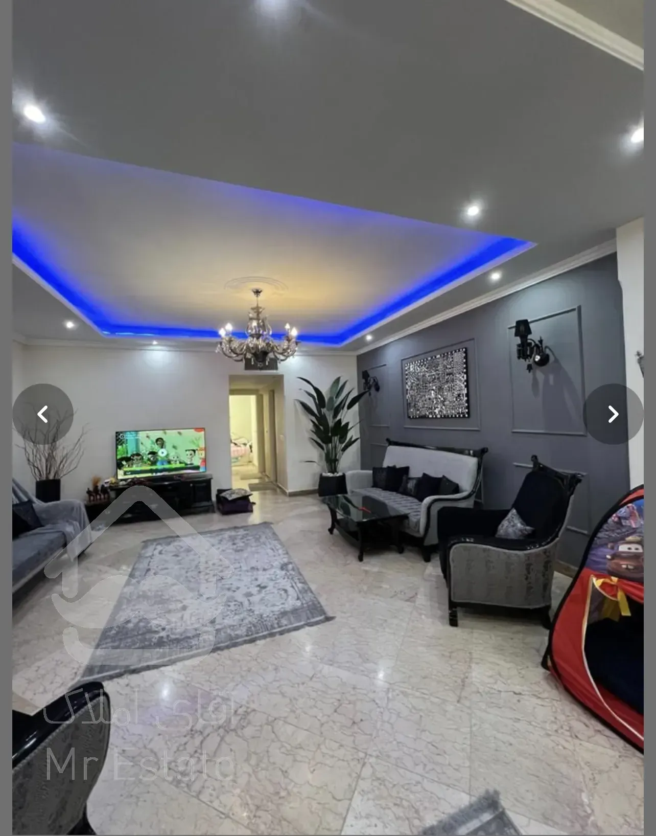 ۹۸ متر فول امکانات تاپ لوکیشن