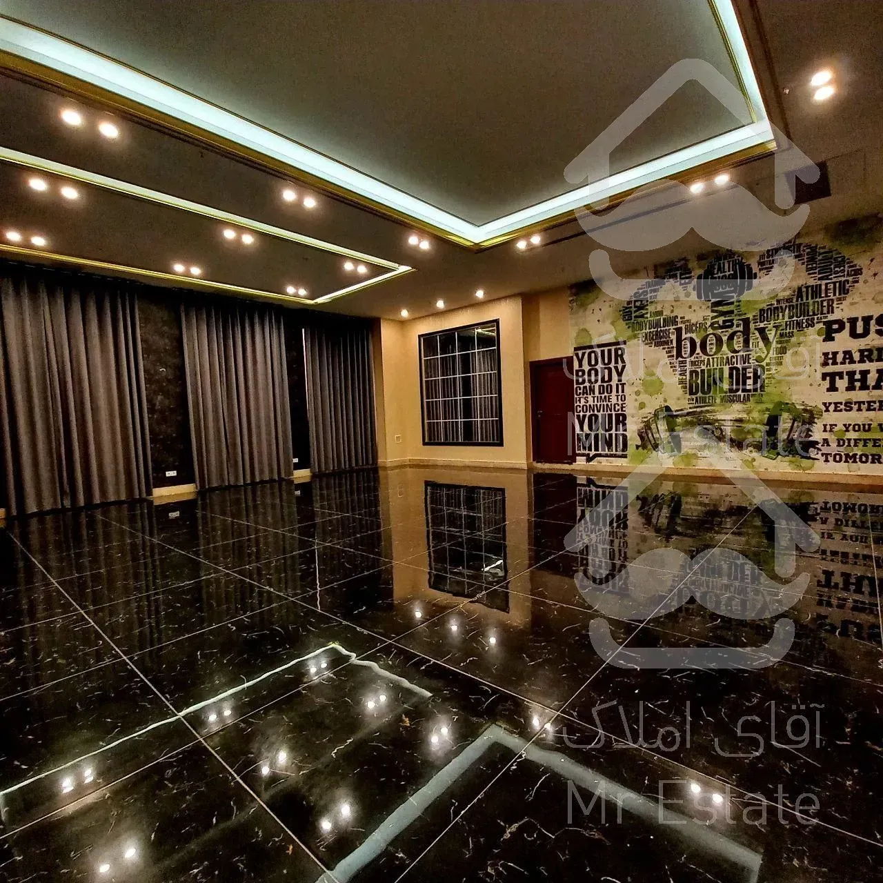 ۱۸۰متر سالن پرده خور « برج باغ رونیکاپالاس خریداز سازنده