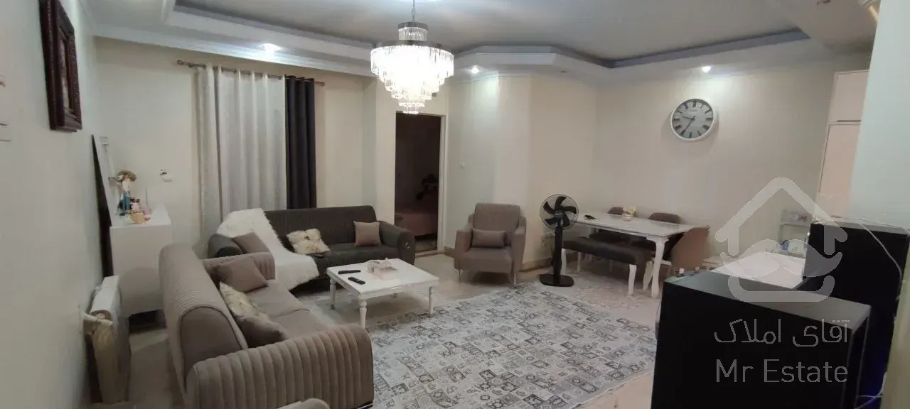 فروش آپارتمان ۷۰ متری ۲خوابه فول امکانات سالن پرده خور در باغ فیض