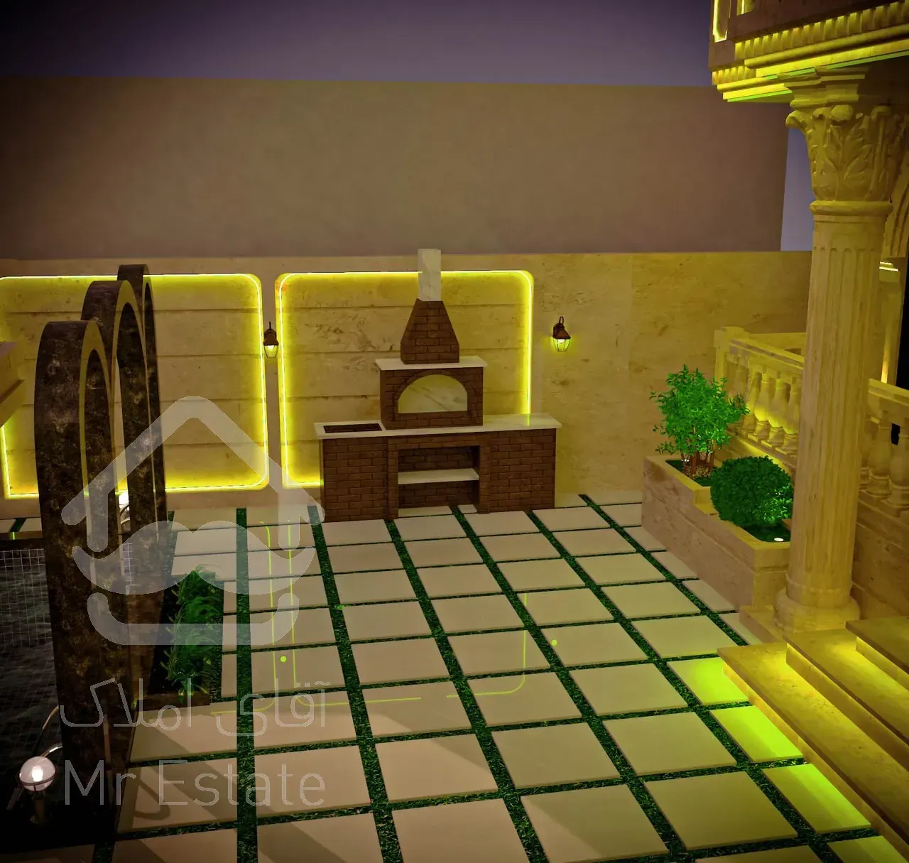 ویلا دوبلکس استخر دار فول هوشمند