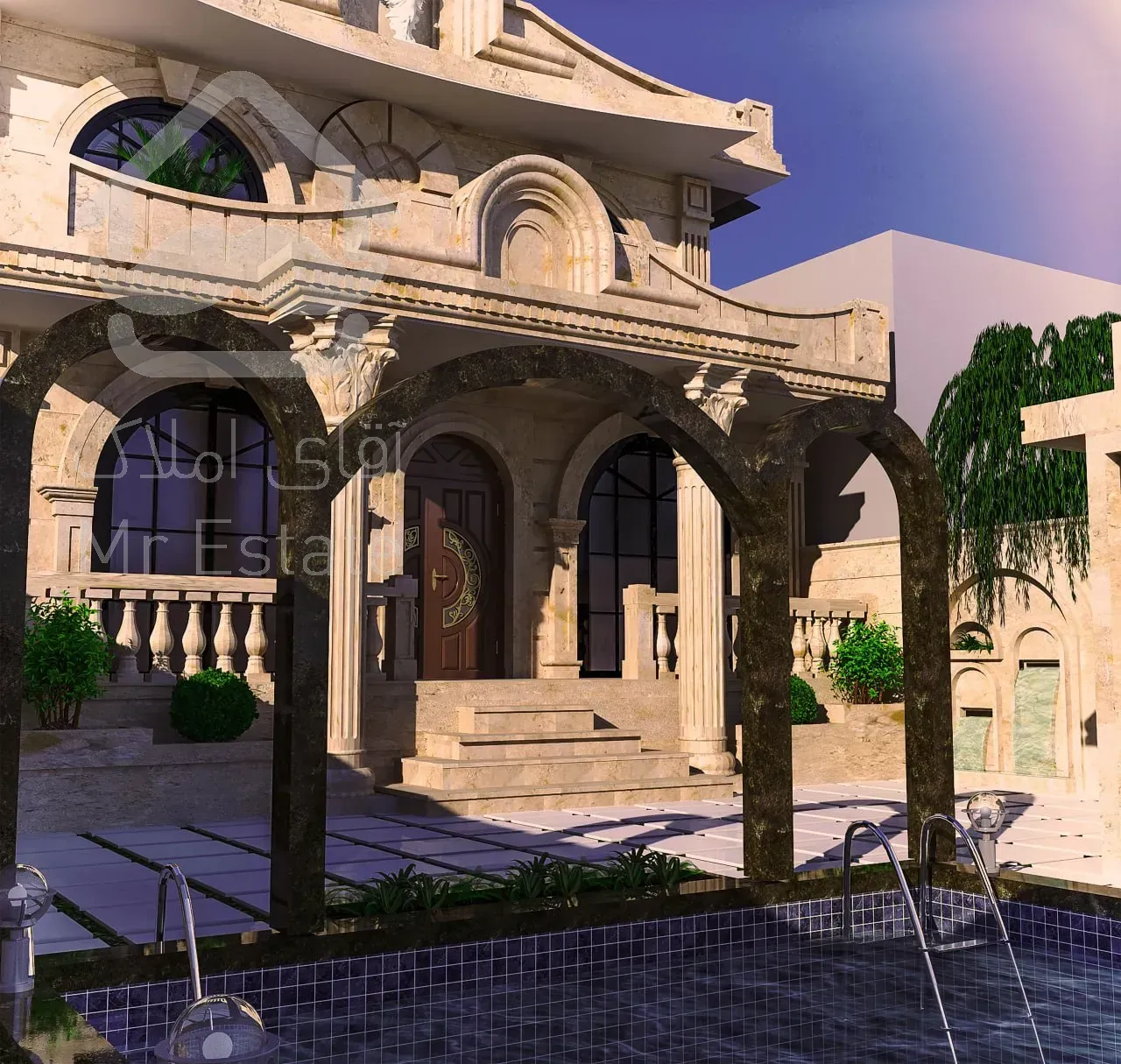 ویلا دوبلکس استخر دار فول هوشمند