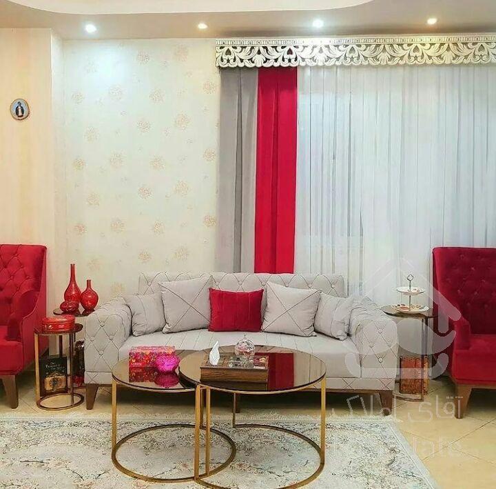 90متر/2خواب/سالن سرتاسرپرده خور/فردوس غرب