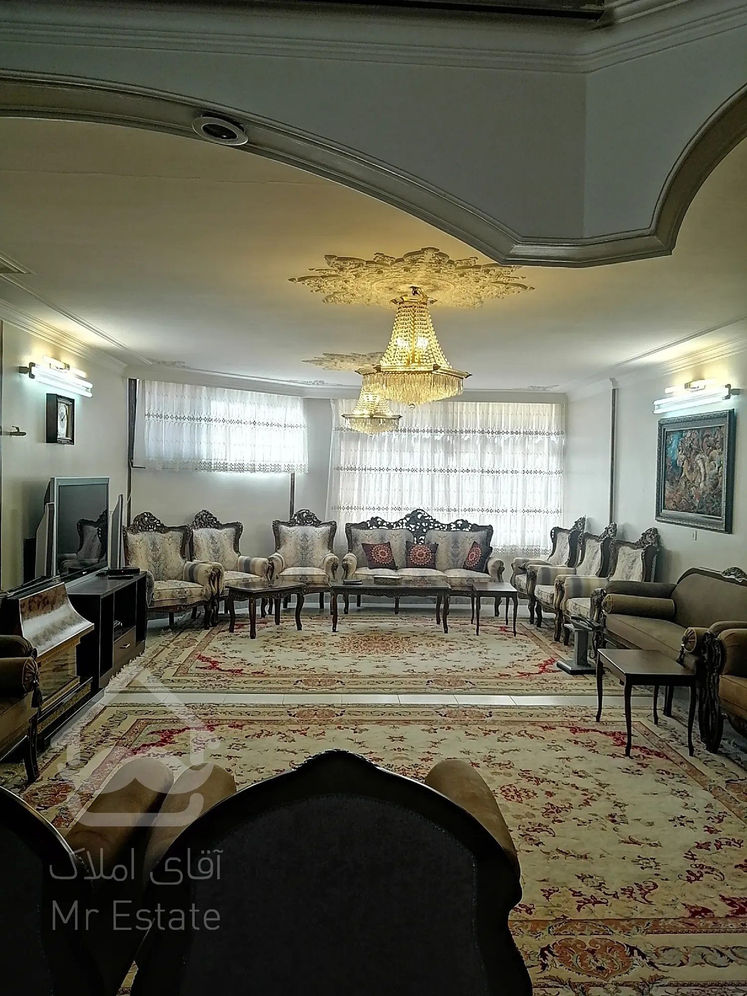 اپارتمان 125متری 3خوابه 3بر نور غرق نور