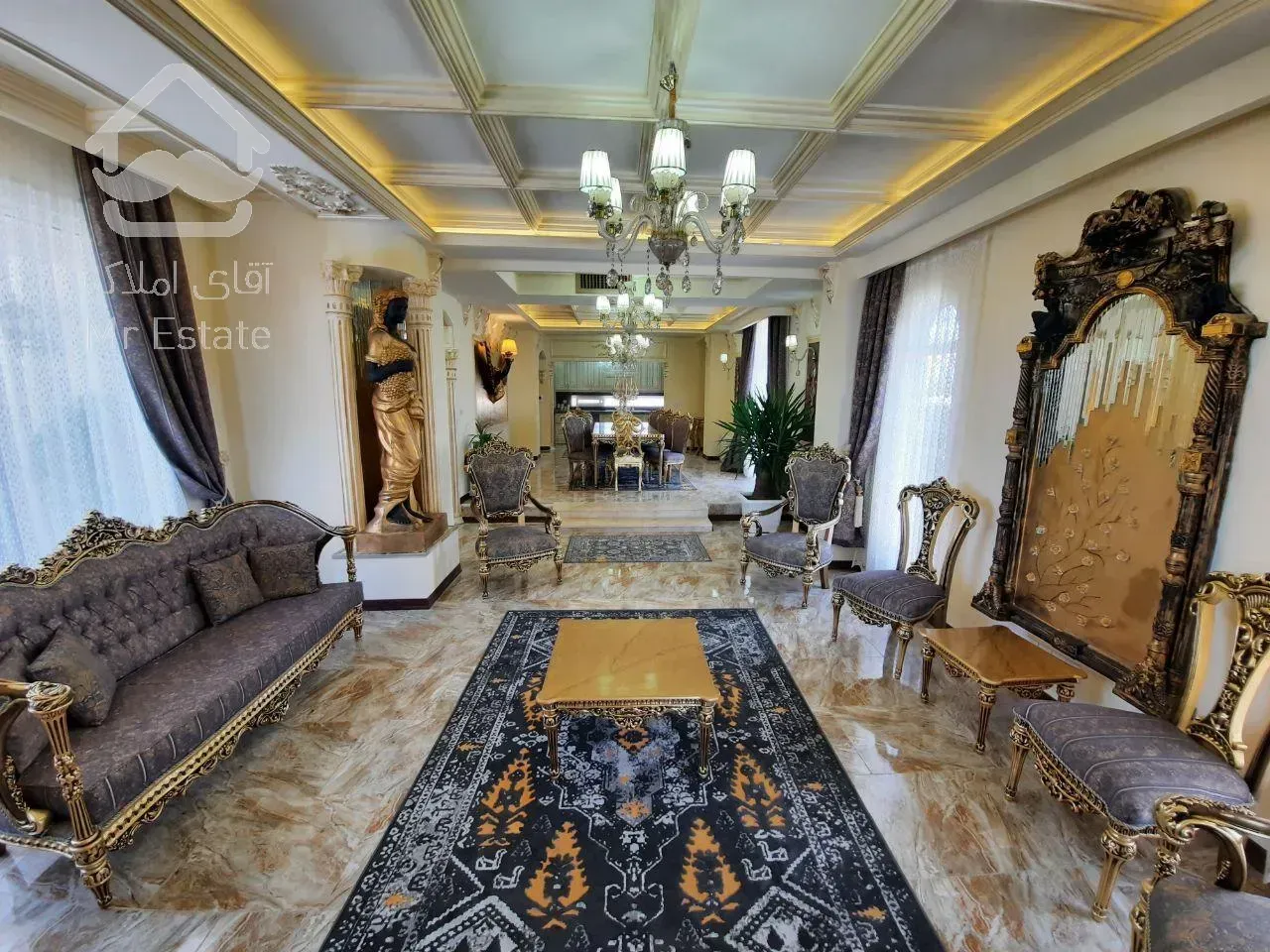 عمارت،مدرن،۴۵۰متر،فول فرنیش،زعفرانیه