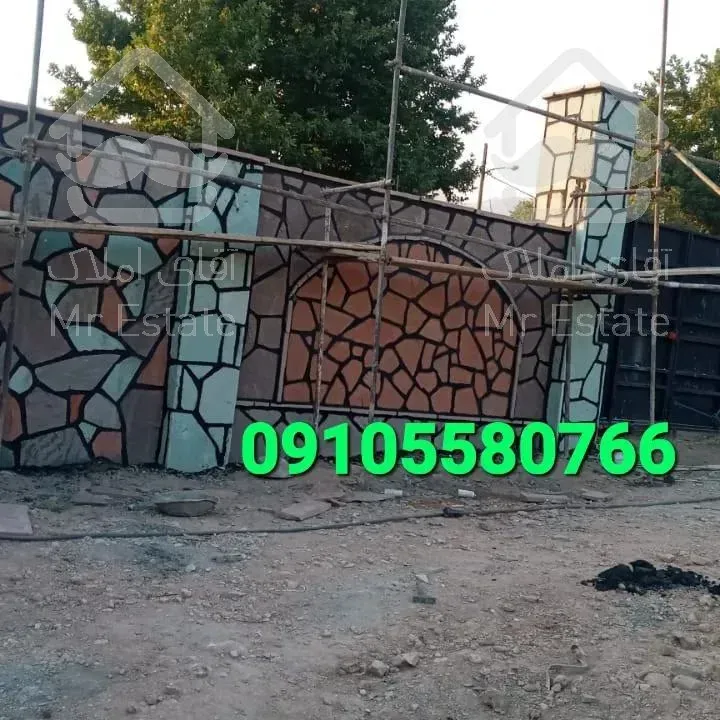 فروش سنگ لاشه اجرای محوطه ویلا