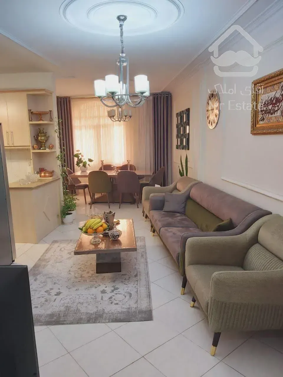 73 متر دوخوابه بازسازی با بهترین متریال