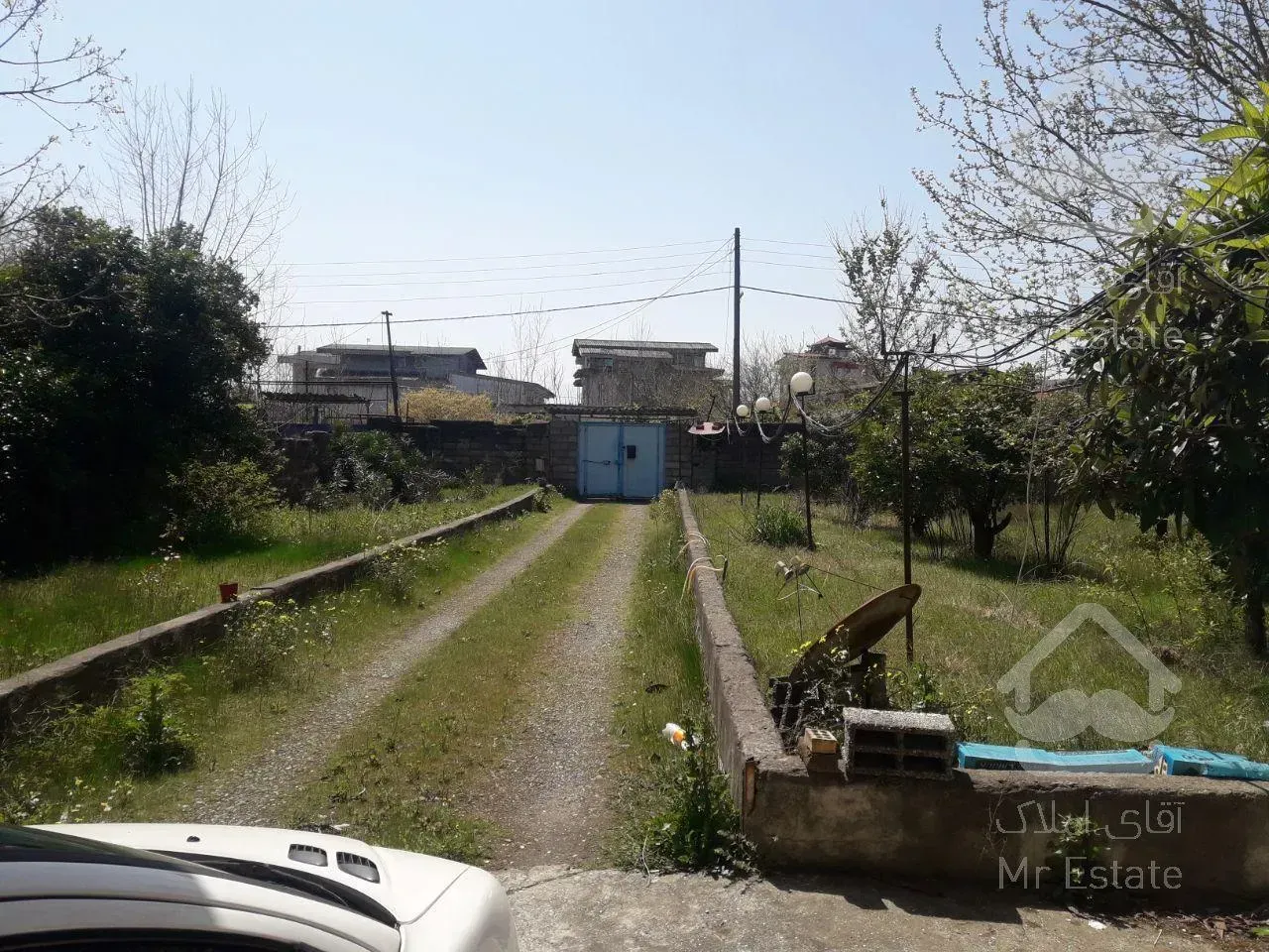 فروش زمین مسکونی (ویلا و باغ) به متراژ ۱۰۸۰متر مربع