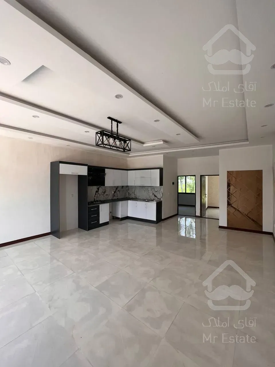 ویلا فلت نما انگلیسی شهرک برند سند تک برگ ورودی جنگل نور