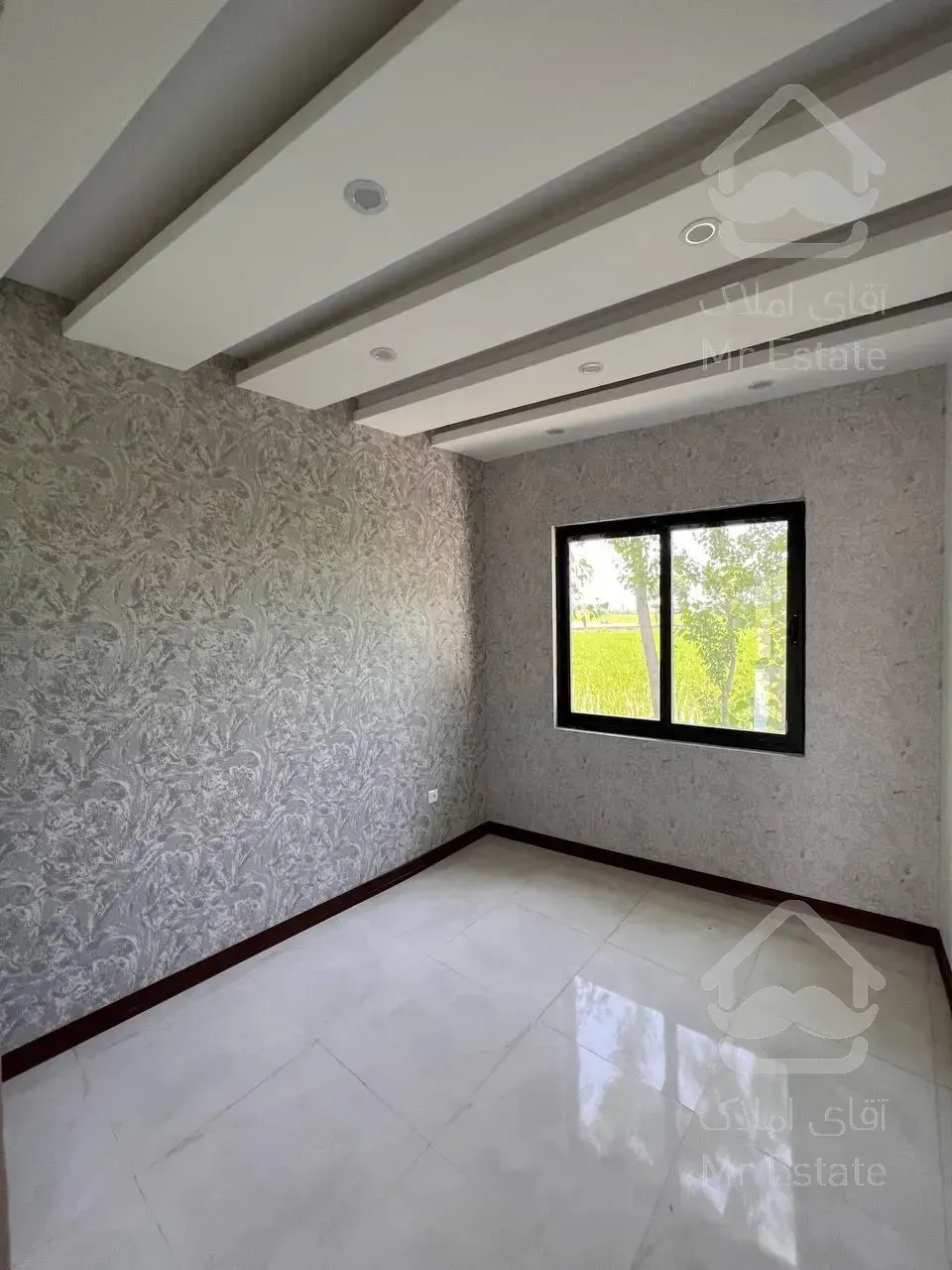 ویلا فلت نما انگلیسی شهرک برند سند تک برگ ورودی جنگل نور