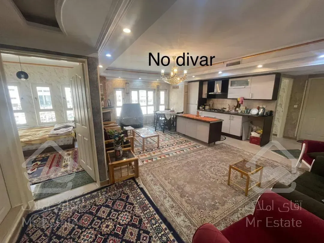 فروش ۷۵متری خطی رو به نما ناف همیلا