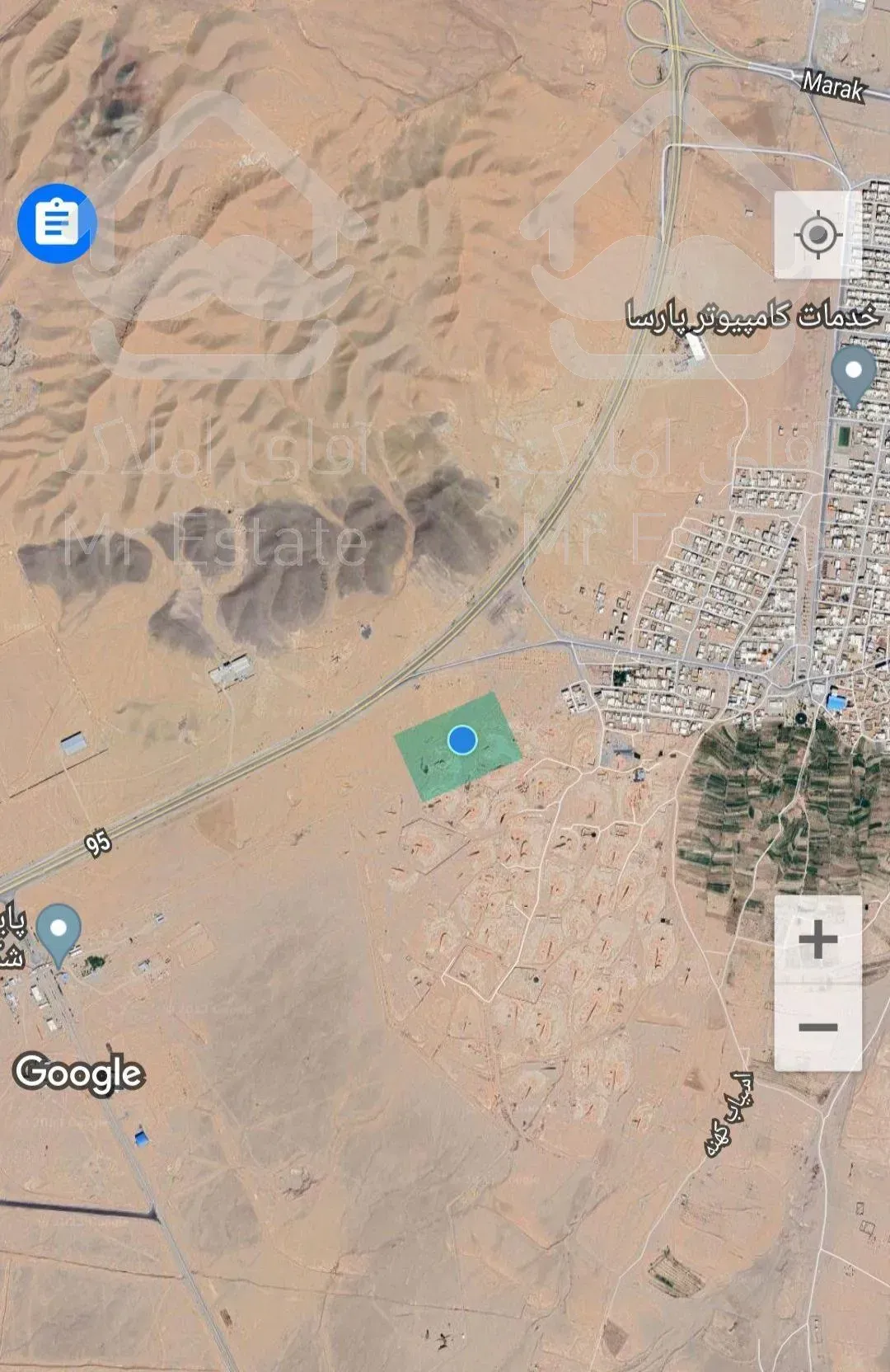 زمین مسکونی ورودی دستگرد