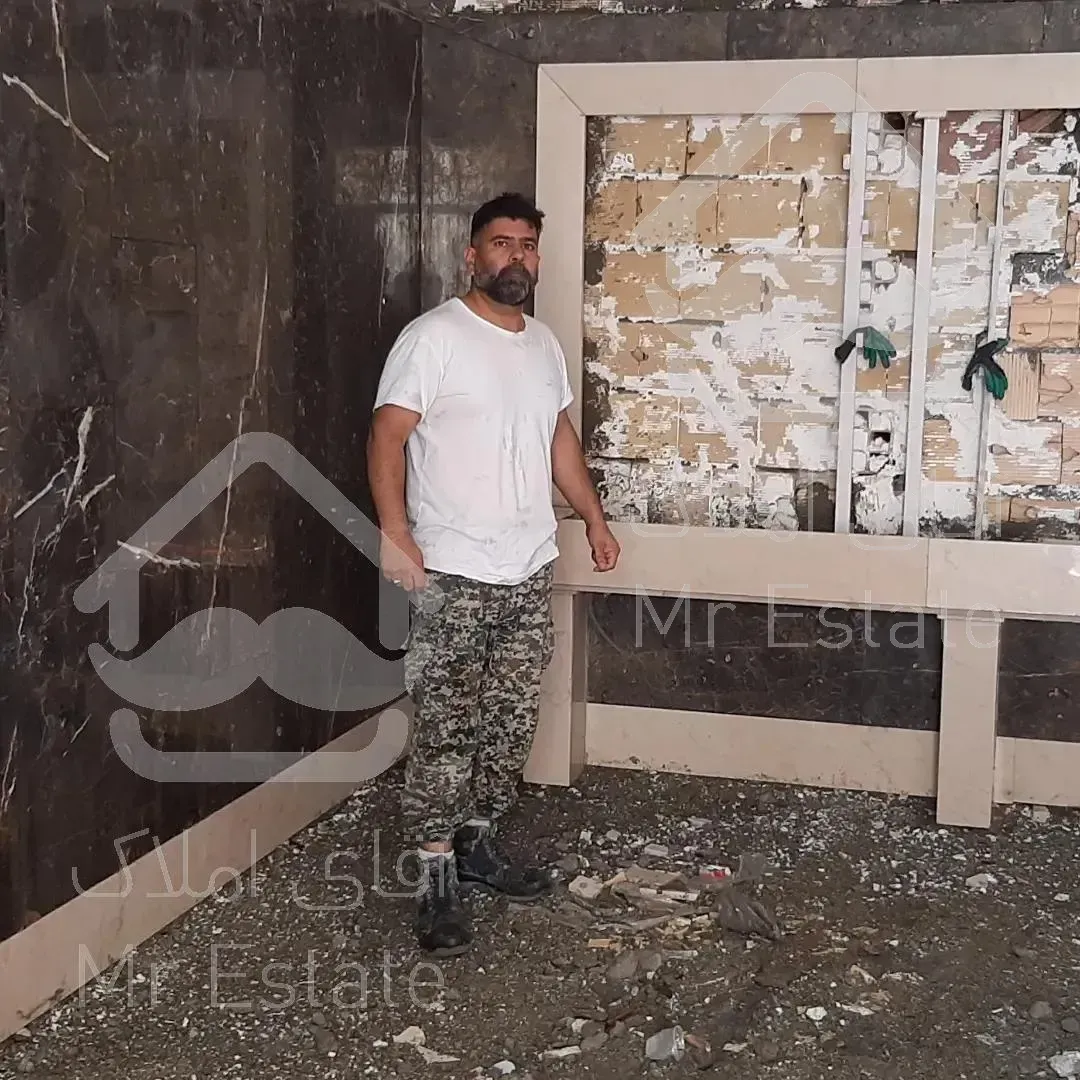 کاشی کار .نصاب سرامیک. سنگ نما طرح دار ساده سنگ کار