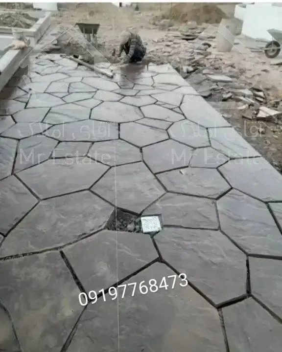 اجرای سنگ لاشه نصب سنگ لاشه