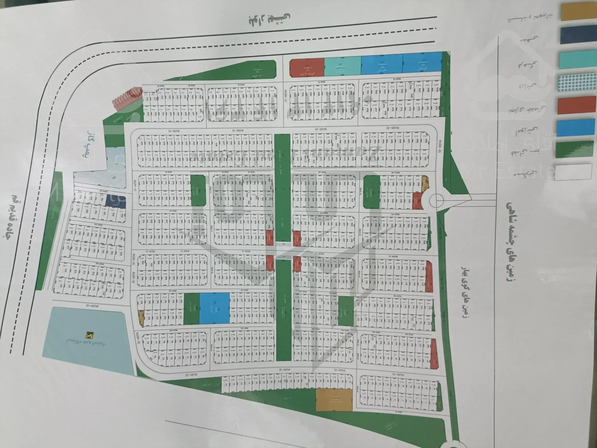 زمین های کوی بهار جنب مترو کهریزک