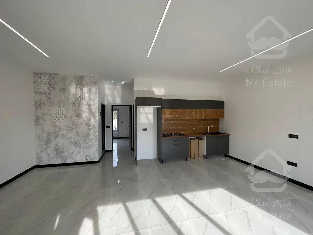 ویلا فلت مدرن/منطقه ای سرسبز/سازه مهندسی