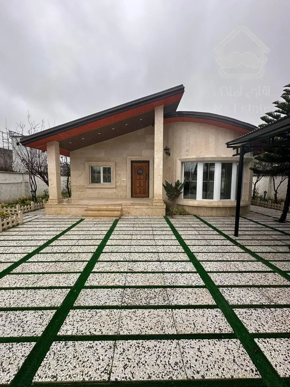 ویلا فلت ۵۳۰ متری با آلاچیق و استخر٪مهندسی ساز